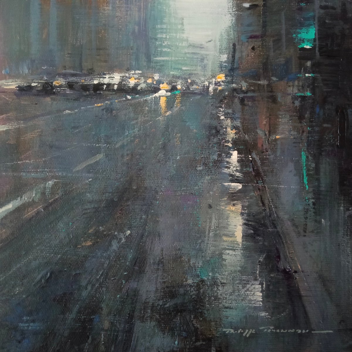  Impressions Urbaines N° 2613 By Philippe Perennou, 8 X 8, Artwork For Sale On Artfinder
