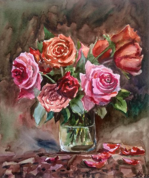 Bouquet of roses by Ann Krasikova