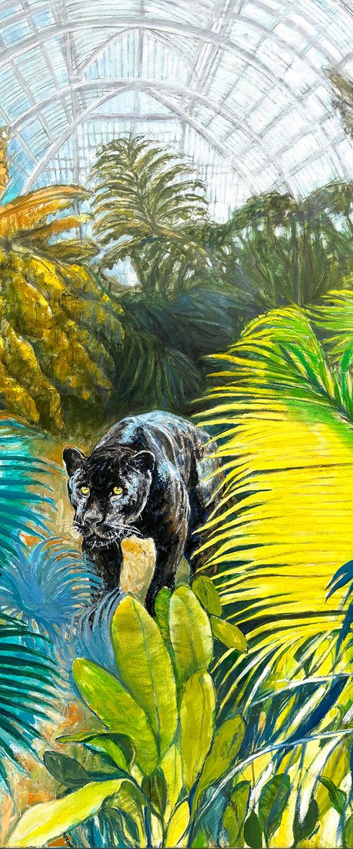 The Black Panther at Kew by Patricia Clements