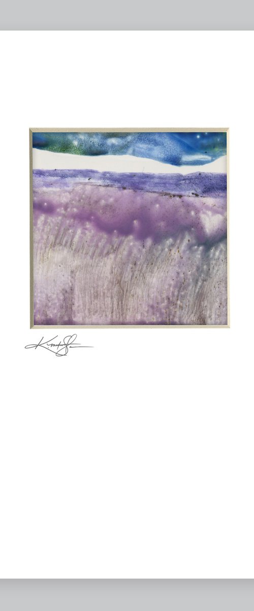 Mini Encaustic Abstract 4 by Kathy Morton Stanion