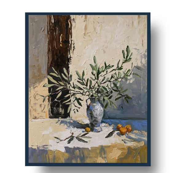 Olive Branches by the Window.