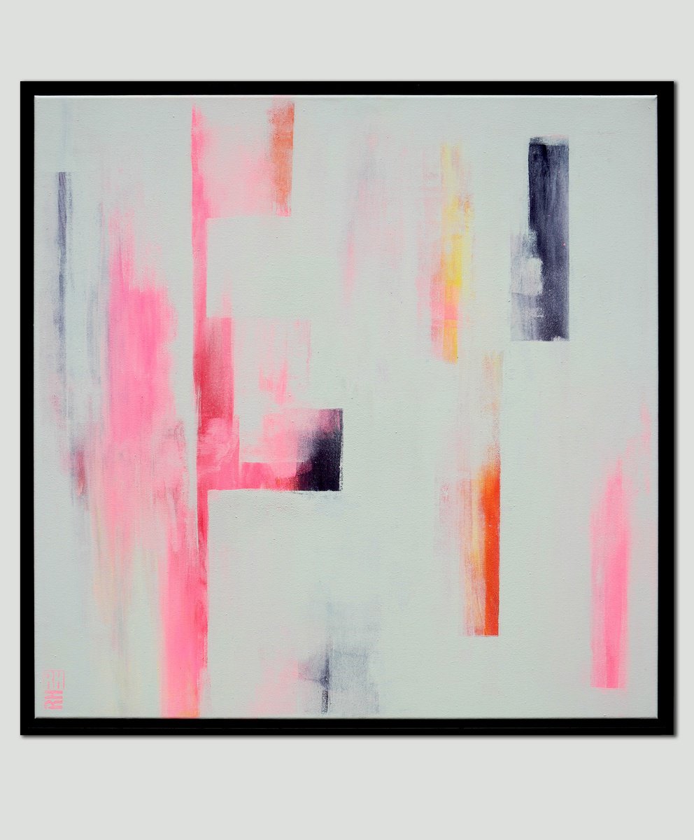 Untitled In Soft White By Ronald Hunter, 33 X 33, Artwork For Sale On Artfinder