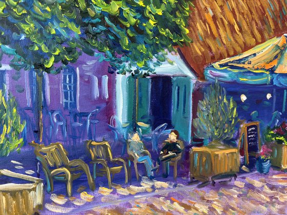 Dutch Village Cafe Terrace in Dalen
