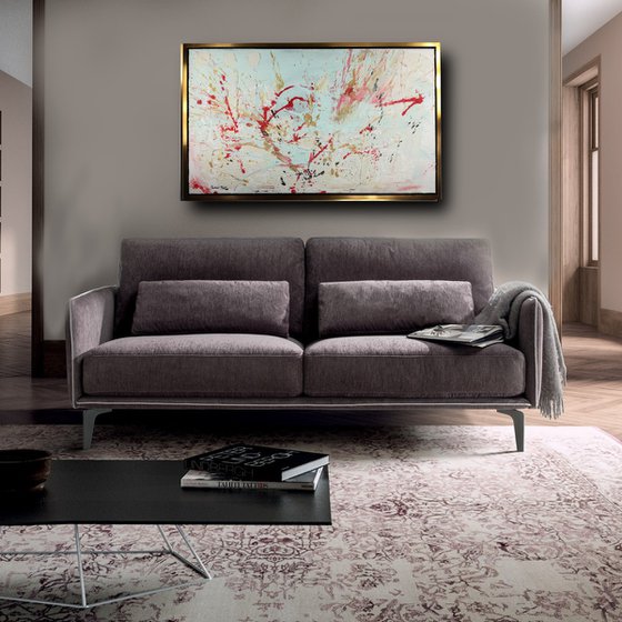 large abstract painting-120x70-cm-framed-title-c472