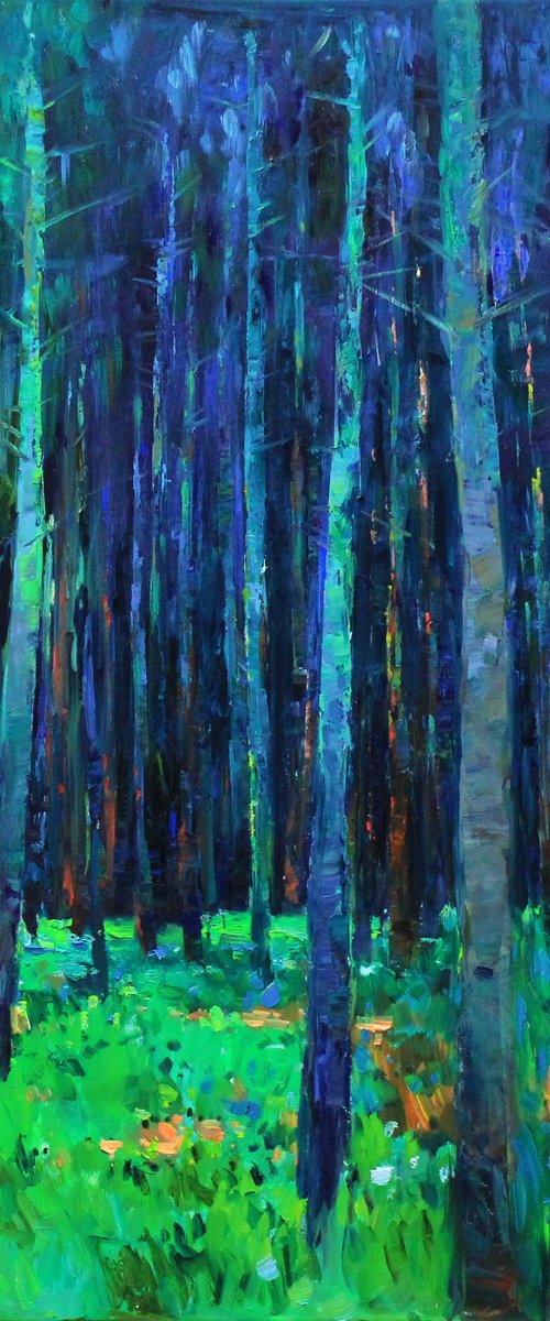 Dark forest by Sergei Chernyakovsky