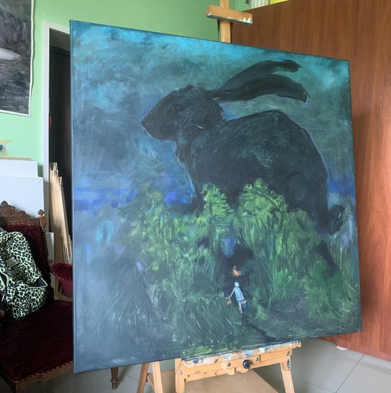 Hope Through the Thicket. 115x1115cm