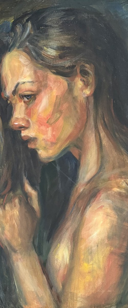 Thoughts in Her Hair by Liubou Sas