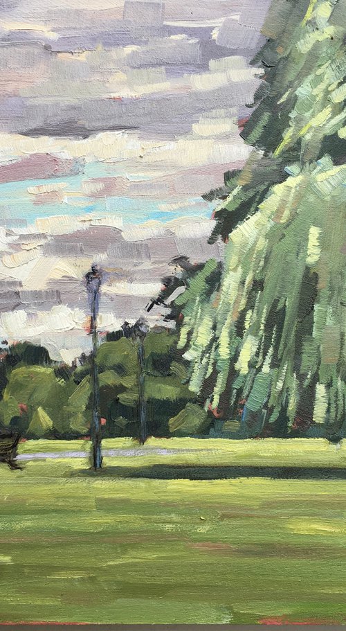 View across Clapham Common by Louise Gillard