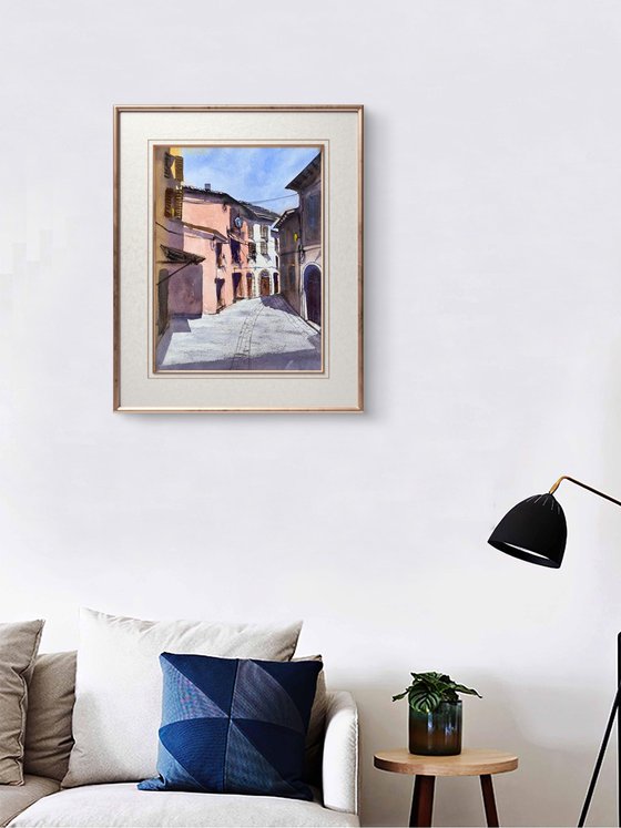 Fabriano Old town history centre