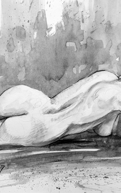 Nude study 3 by Paul Whitehead