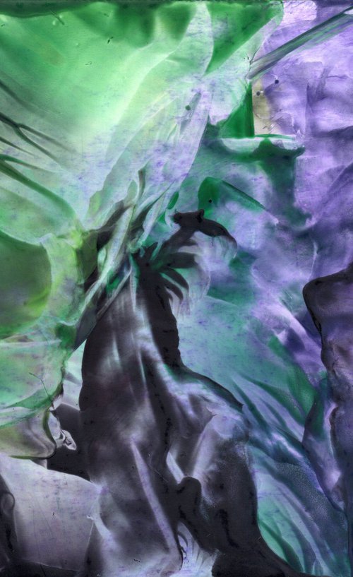 Encaustic Abstract 5 by Alona Hryn