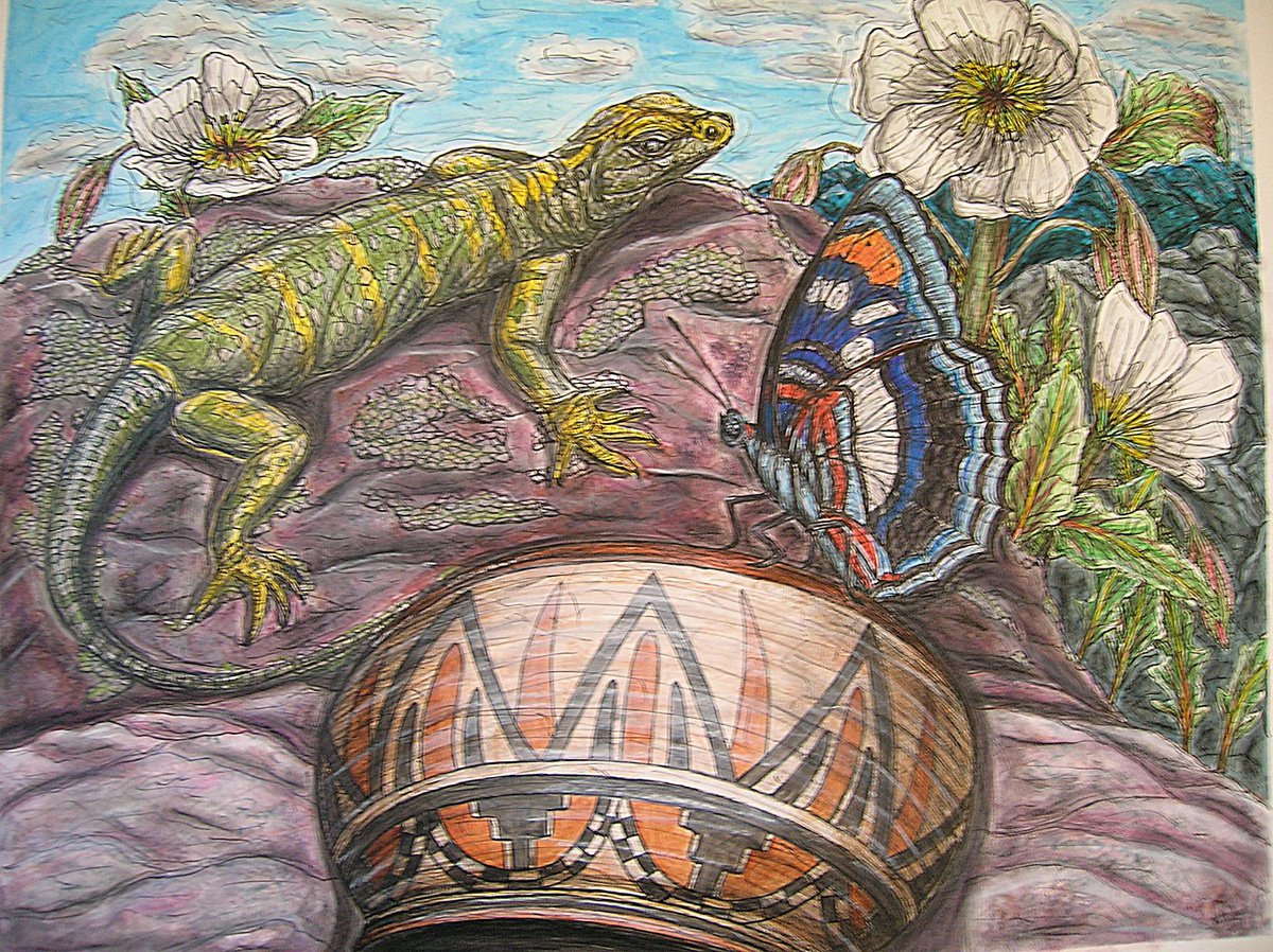 Impressionistic Animal Watercolour By Kim Jones Miller, 20 X 16", Hmm...dinnertime?, Original Artwork