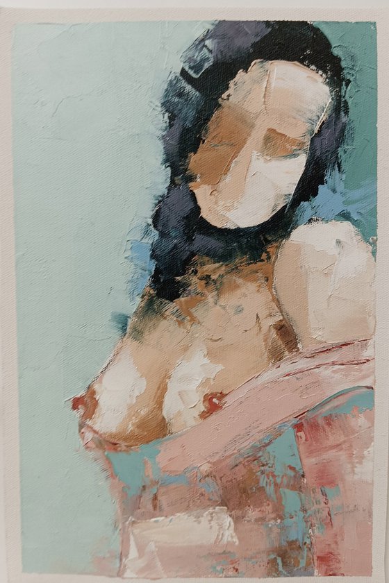 Thalia 11. Abstract woman painting