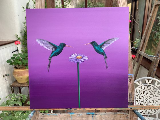 Two Hummingbirds ~ One Love