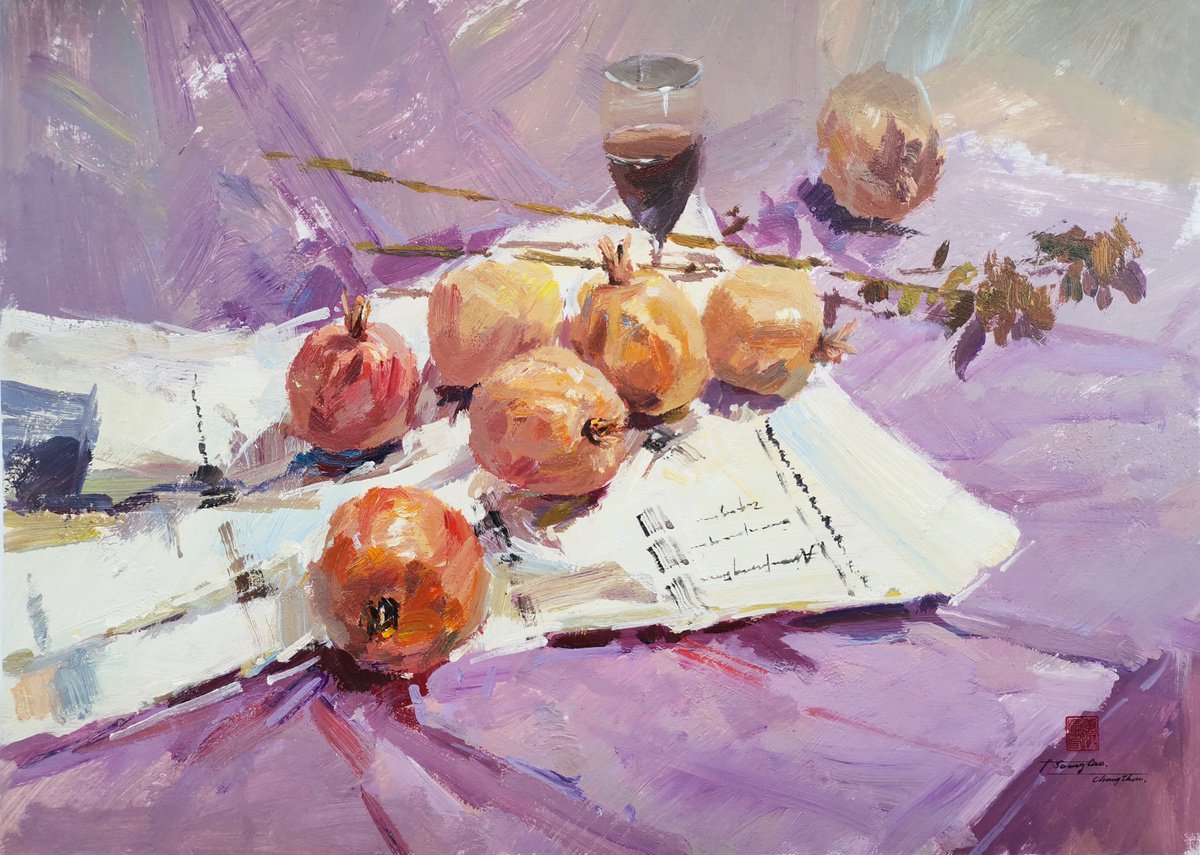 Impression still life by Hongtao Huang