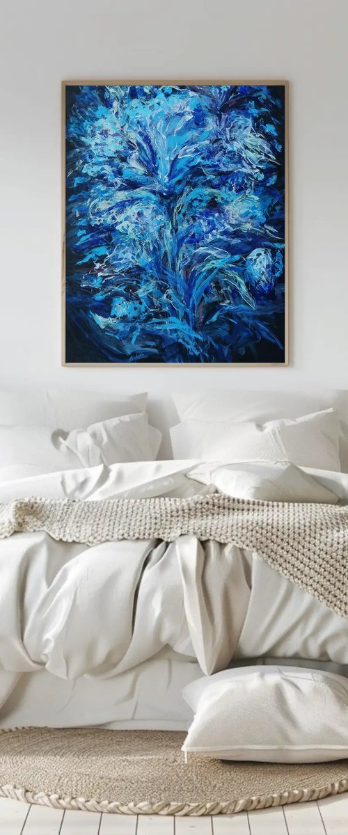 Garden in Blue 3. Azure Heritage by Katia Solodka