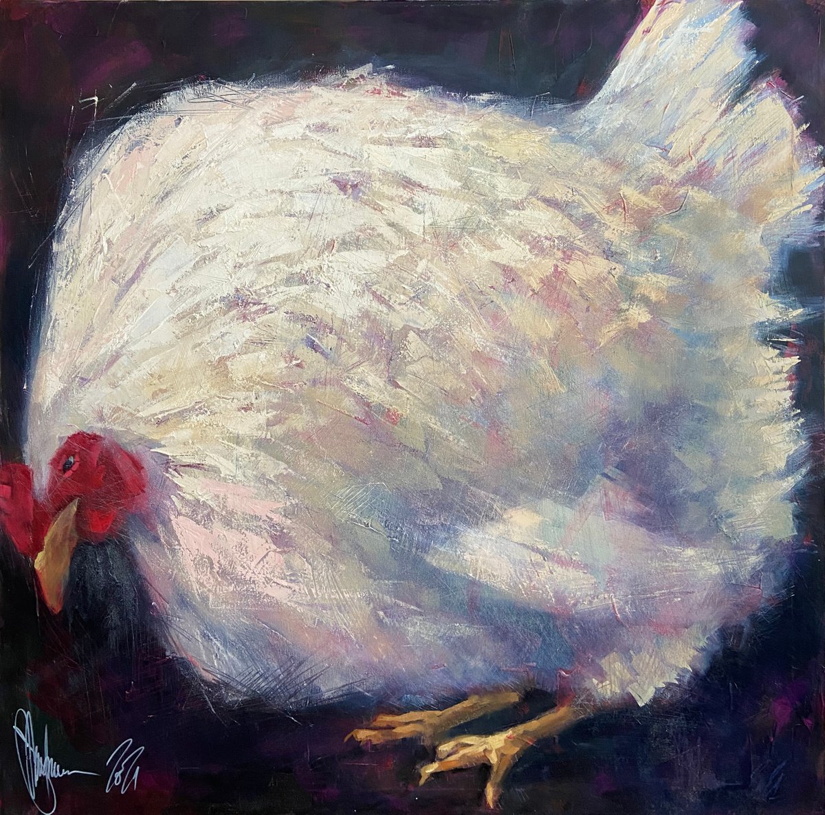 White Hen. by Igor Shulman