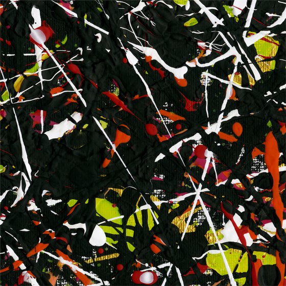 Pollock Remembered 2 - Abstract Painting by Kathy Morton Stanion