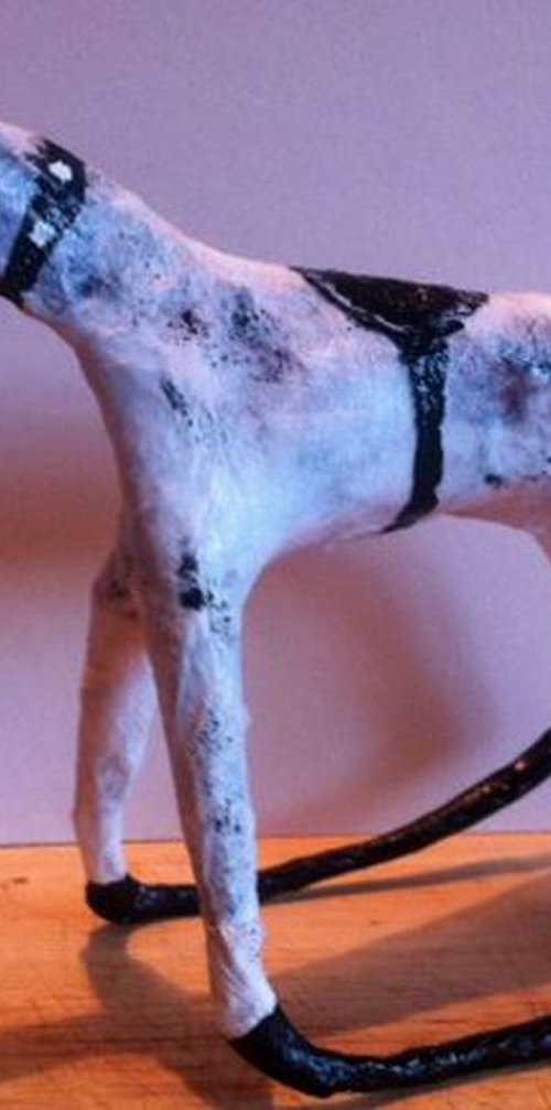 Rocking horse - paper mache by Paul Simon Hughes