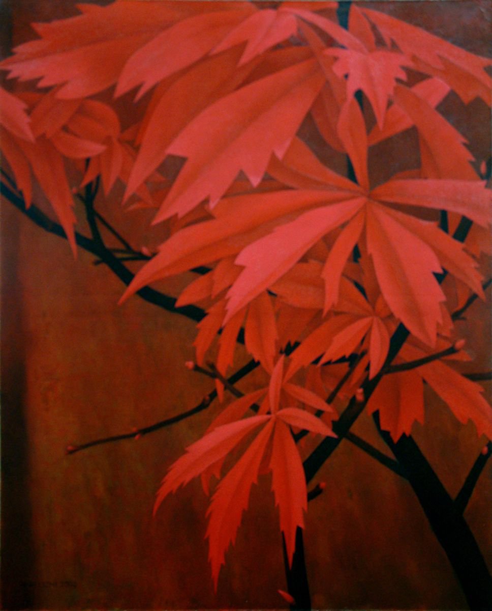 Abstract Oil Painting By Zhi Li, 31 X 39", Creative Work 28, Original Artwork