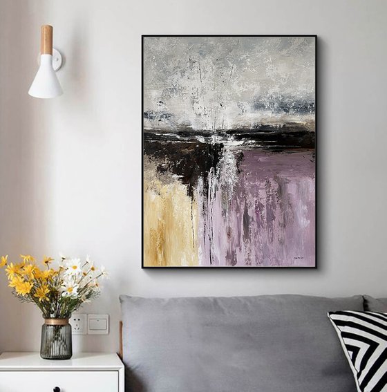 Muted Light Over Earth and Violet