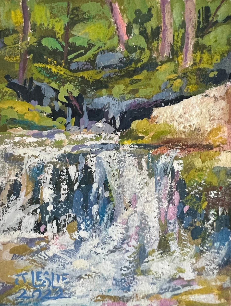 Impressionistic Painting , Top Of The Trail By Jimmy Leslie, 3 X 4, Artwork For Sale On Artfinder