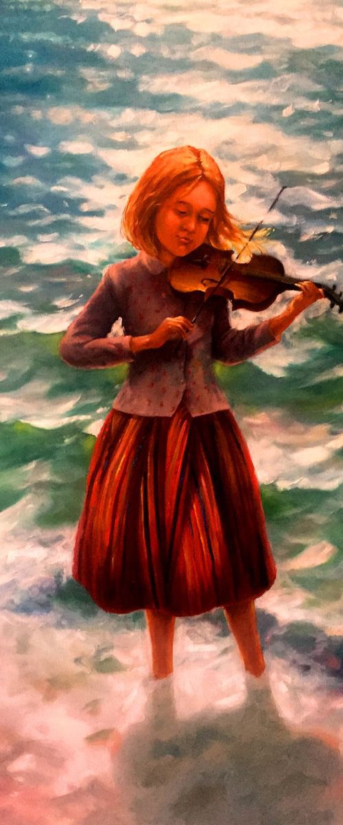 Music and the sea by Alexander Mikhalchyk
