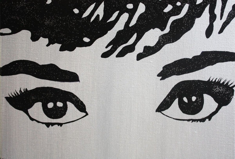 Audrey Hepburn Painting On Canvas Celebrities P Artfinder