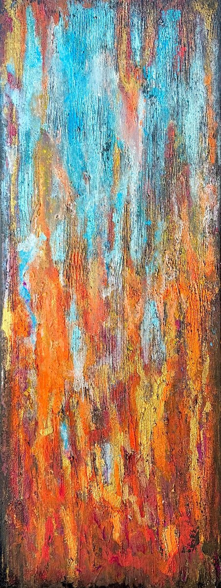 Flame Of Fire By Misty Lady - M. Nierobisz, 12 X 31, Artwork For Sale On Artfinder