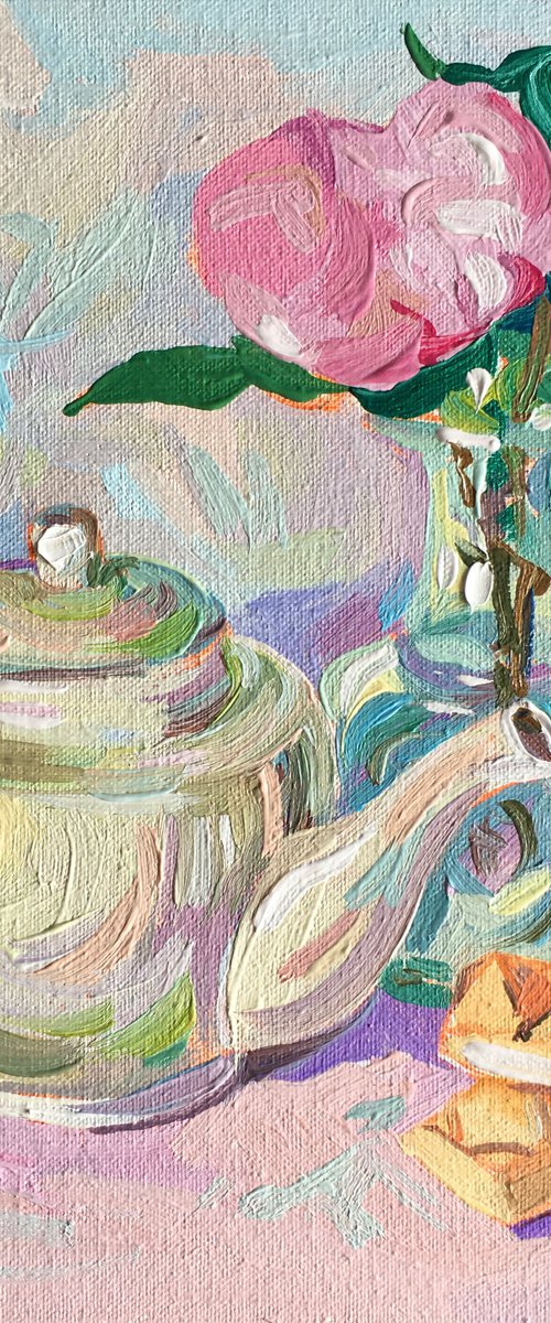 Soft light still life by Ole Karako