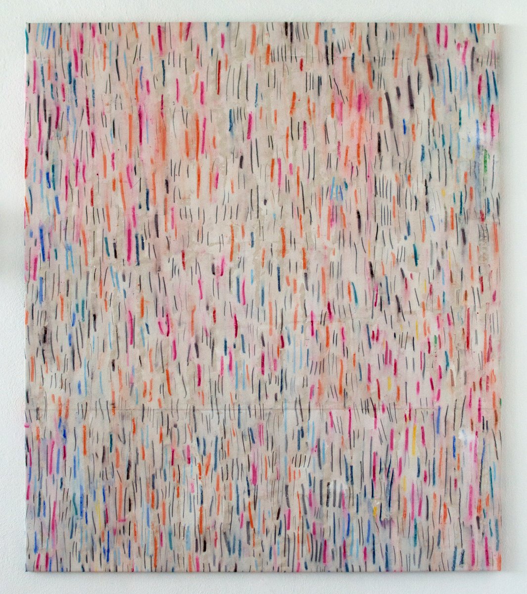 Expressive Abstract Painting By Petr Johan Marek, 51 X 59", Universal Love, Original Artwork