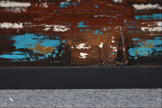 Quiet Understanding  - Abstract Art - Acrylic Painting - Canvas Art -  Abstract Painting - Industrial Art