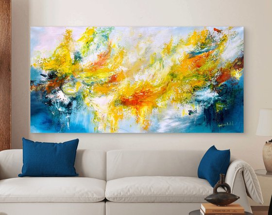 Light Spilling Over the Sea