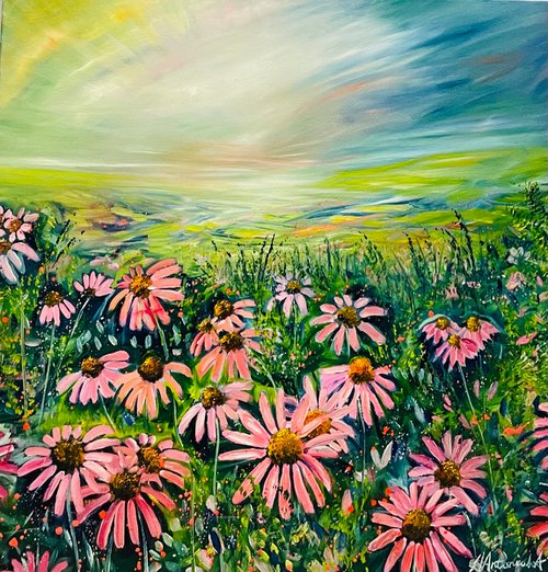 Echinacea with a View by Amie Anderson