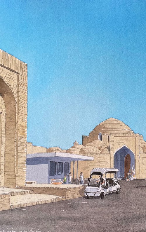 Toqi Telpakfurushon, Bukhara by Eleanor Mill