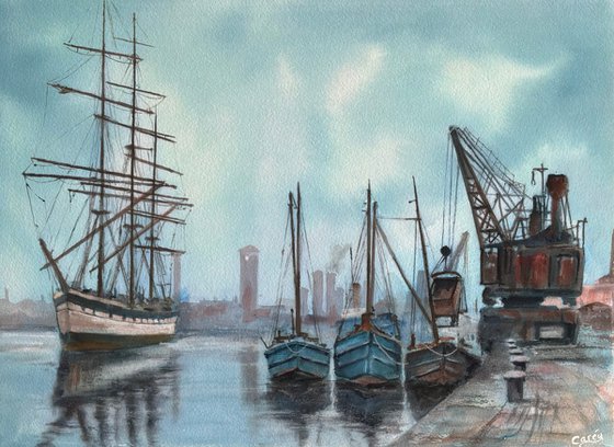 Glasgow Harbour, A Bygone Age