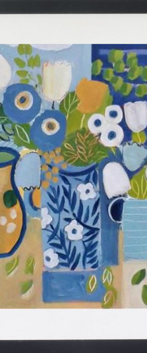 A Blue Still Life VIII by Jan Rippingham