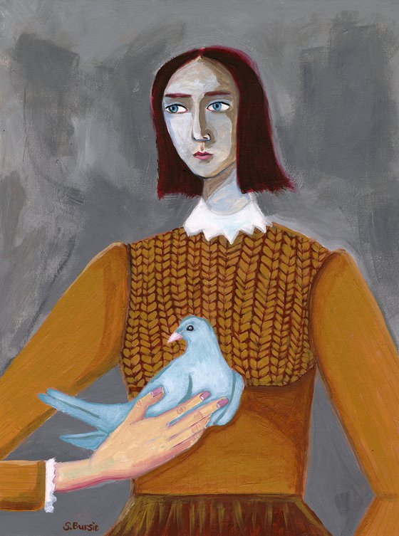 Lady with Dove