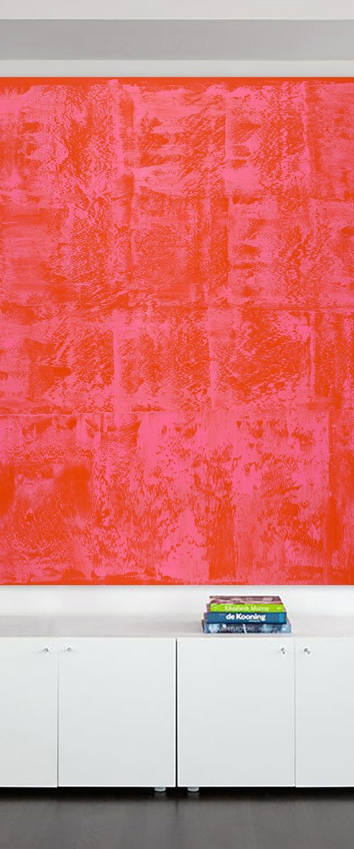 Pink Orange Red by Nataliia Sydorova