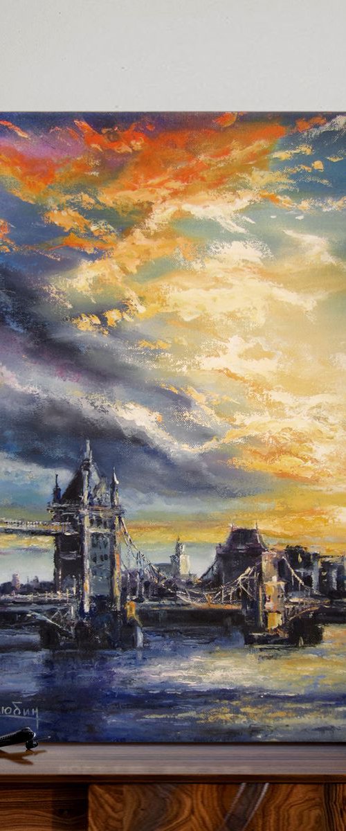 Sky of London by Aleksandr Neliubin