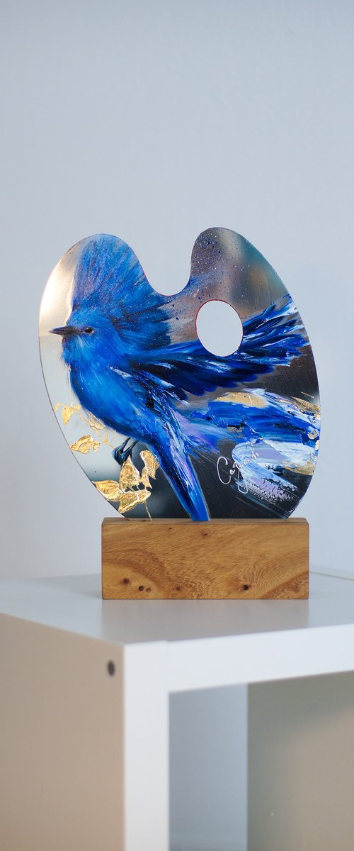 BLUE BIRD OF HAPPINESS by Irina Sazonova