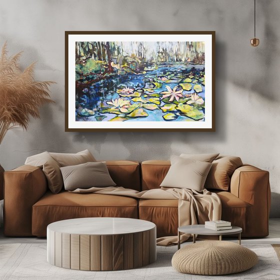 Lilies in Bloom