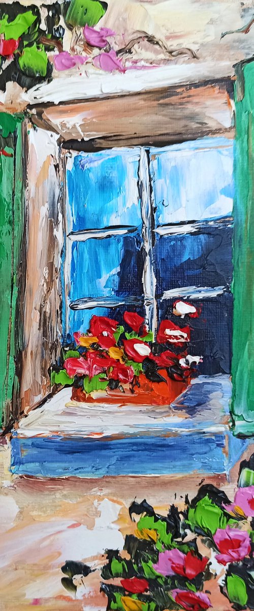Shuttered window by Oksana Fedorova