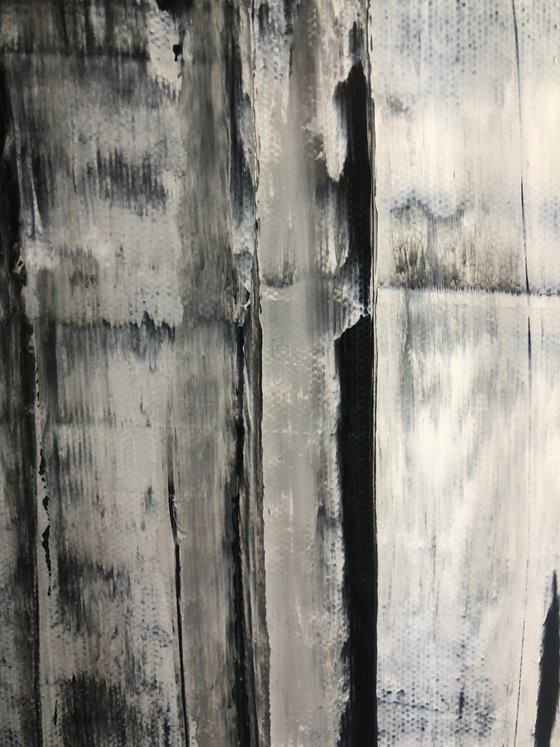 Between Black & White (36x48in)