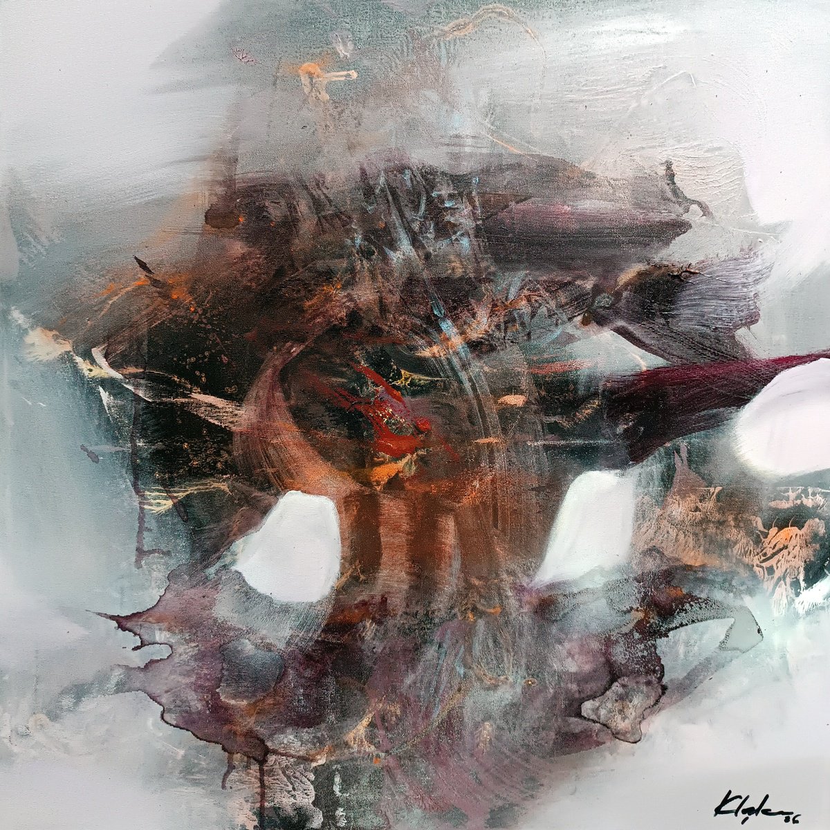 The Shape Memory Leaves By Kloska Ovidiu, 28 X 28, Artwork For Sale On Artfinder