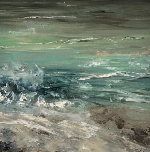 Moody Sea by Clare Hoath