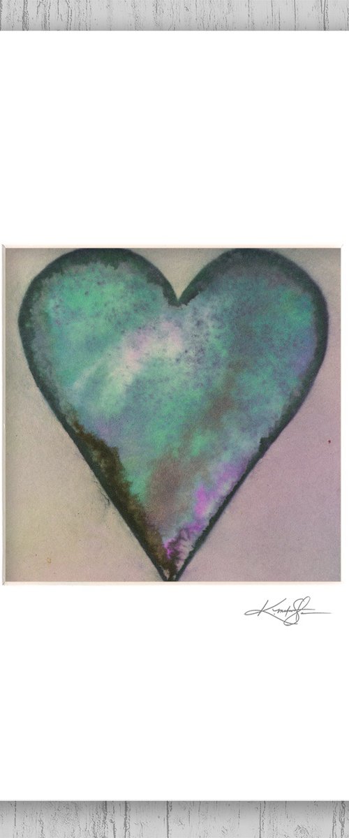 Matted Heart Art 4 by Kathy Morton Stanion