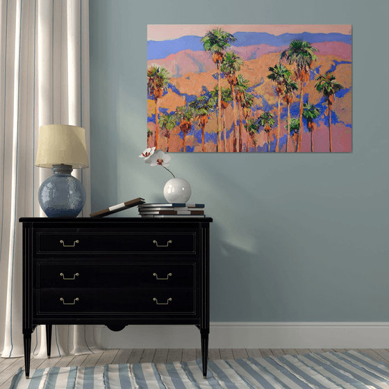 Palm Trees from Desert