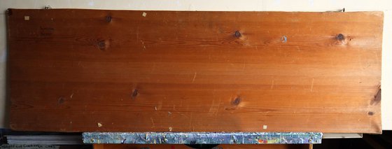 “The Exodus”Triptych on Wood