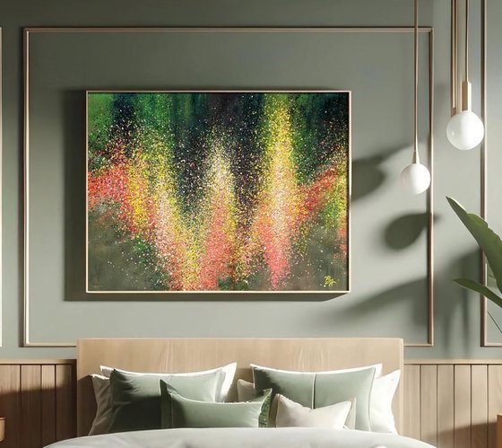 Soft Light Between Petals